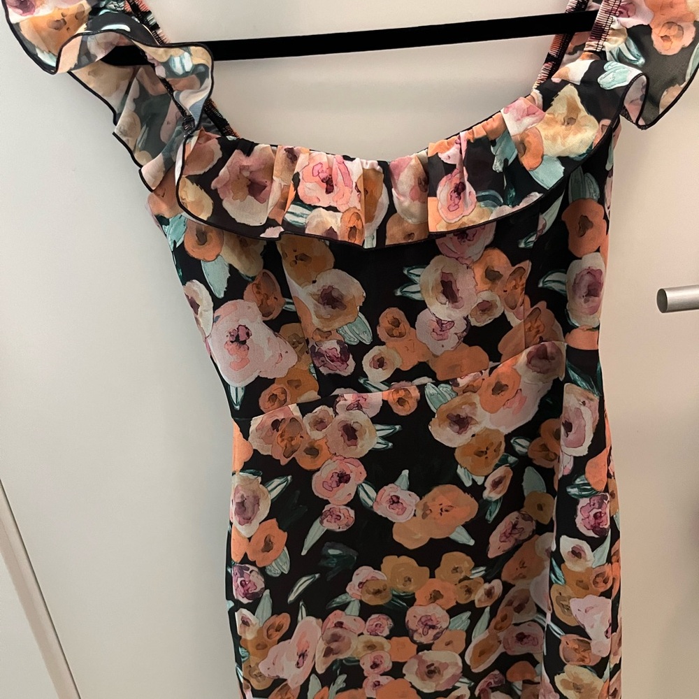 Floral Ruffle Mini Dress - Picture 5 of 5